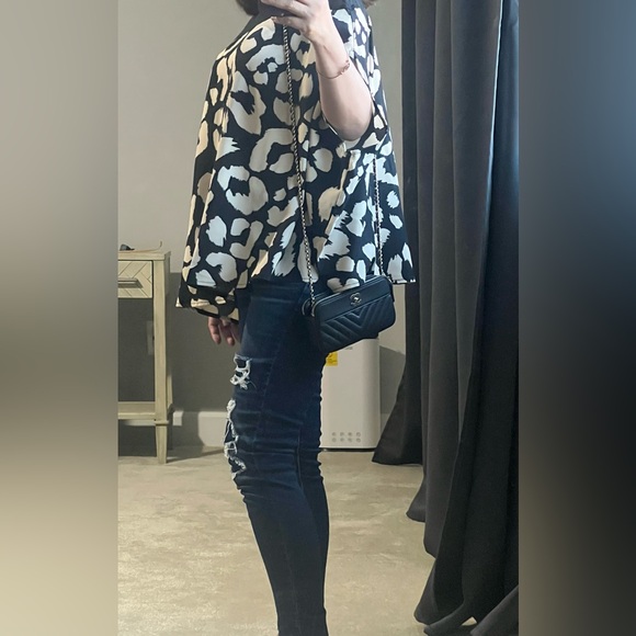 CHANEL MADMOISELLE VINTAGE CHEVRON DOUBLE ZIP PHONE HOLDER/CROSSBODY BAG - Picture 13 of 14